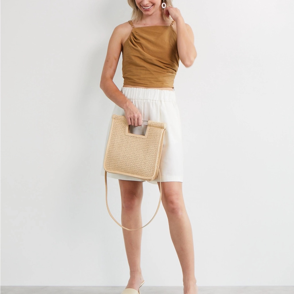 Beis Tan Crossbody Bag